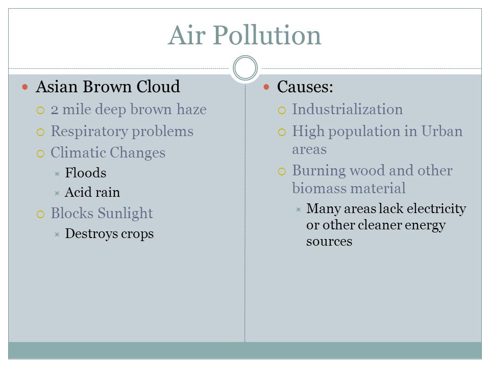 Essays about air pollution causes effects